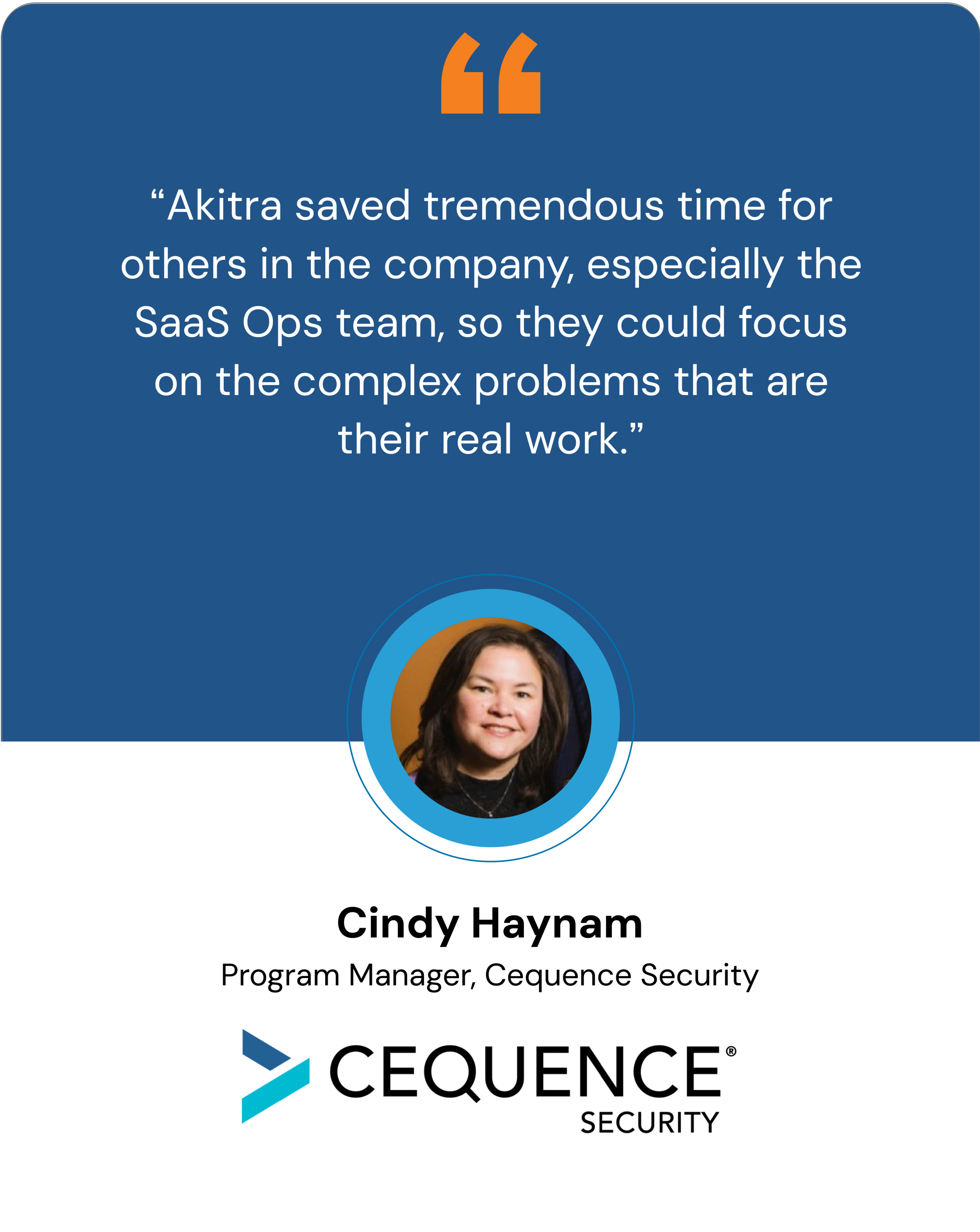 Cequence Security Testimonial