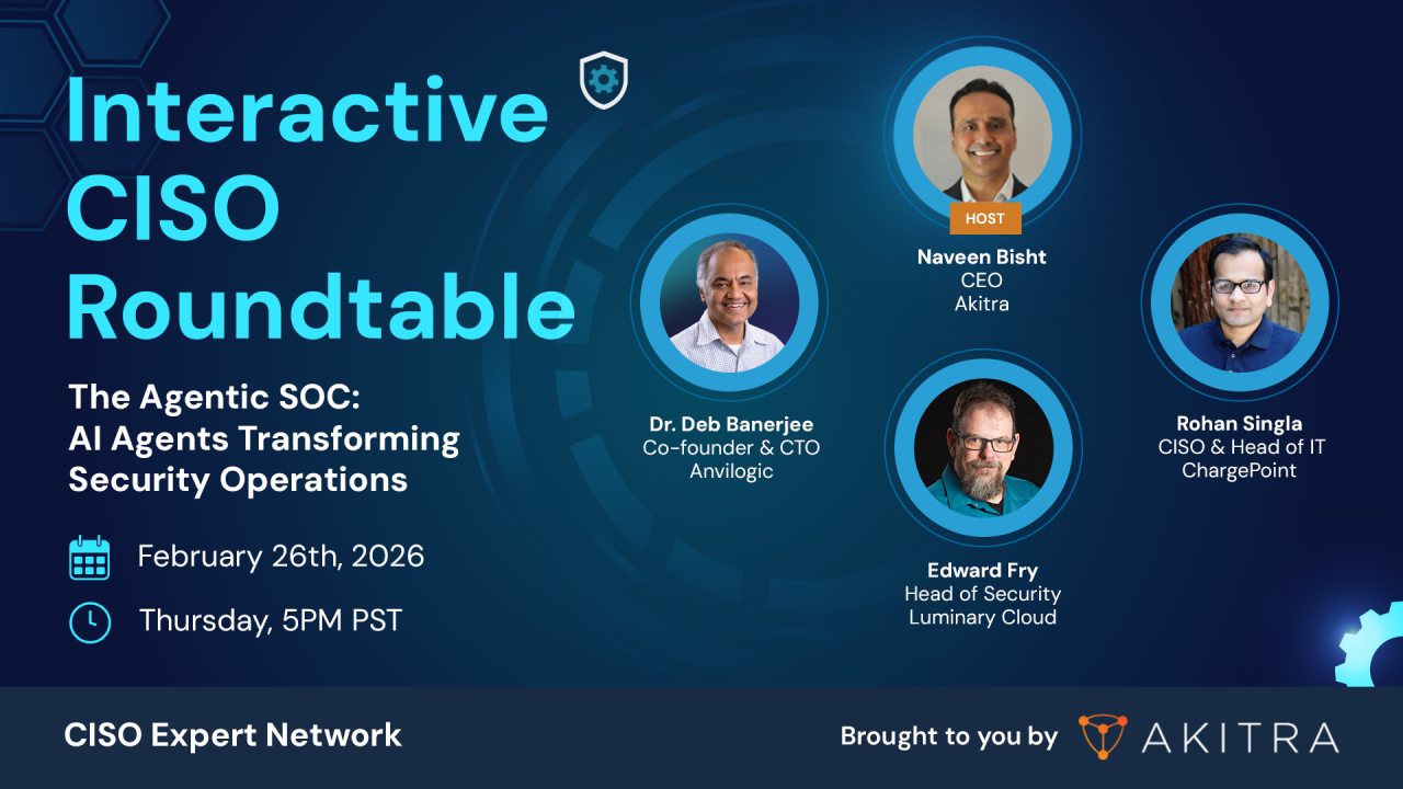 February 2026 Interactive CISO Roundtable